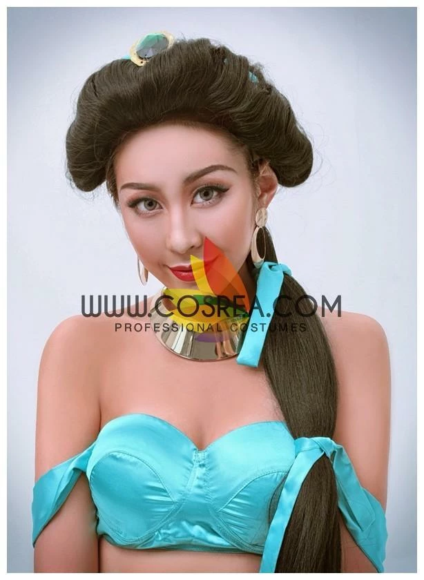 Cosrea Aladdin Jasmine Braided Extra Volume Cosplay Wig
