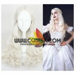 Cosrea White Queen Curl Cosplay Wig Cosplay Wigs