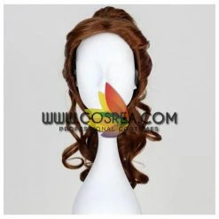Cosrea Beauty And Beast Princess Belle Ponytail Curl Cosplay Wig Cosplay Wigs
