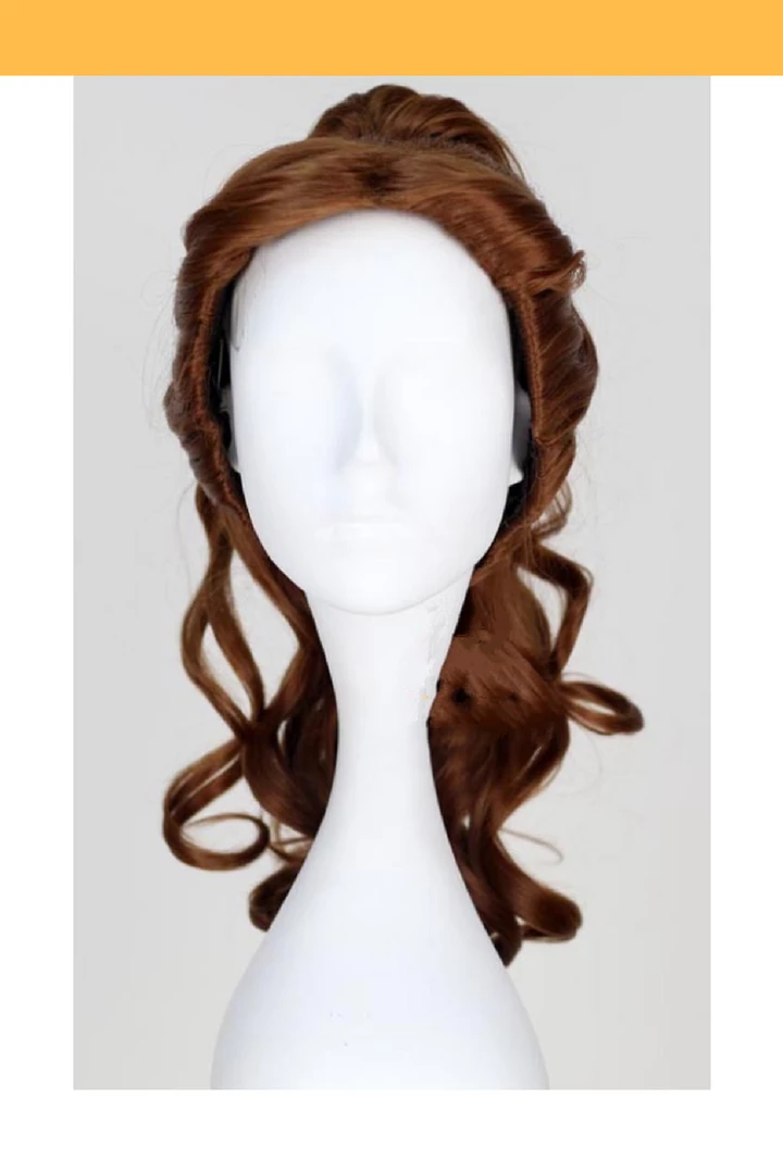 Cosrea Beauty And Beast Princess Belle Ponytail Curl Cosplay Wig Cosplay Wigs