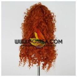 Cosrea Brave Merida Bronze Orange Curl Cosplay Wig Cosplay Wigs