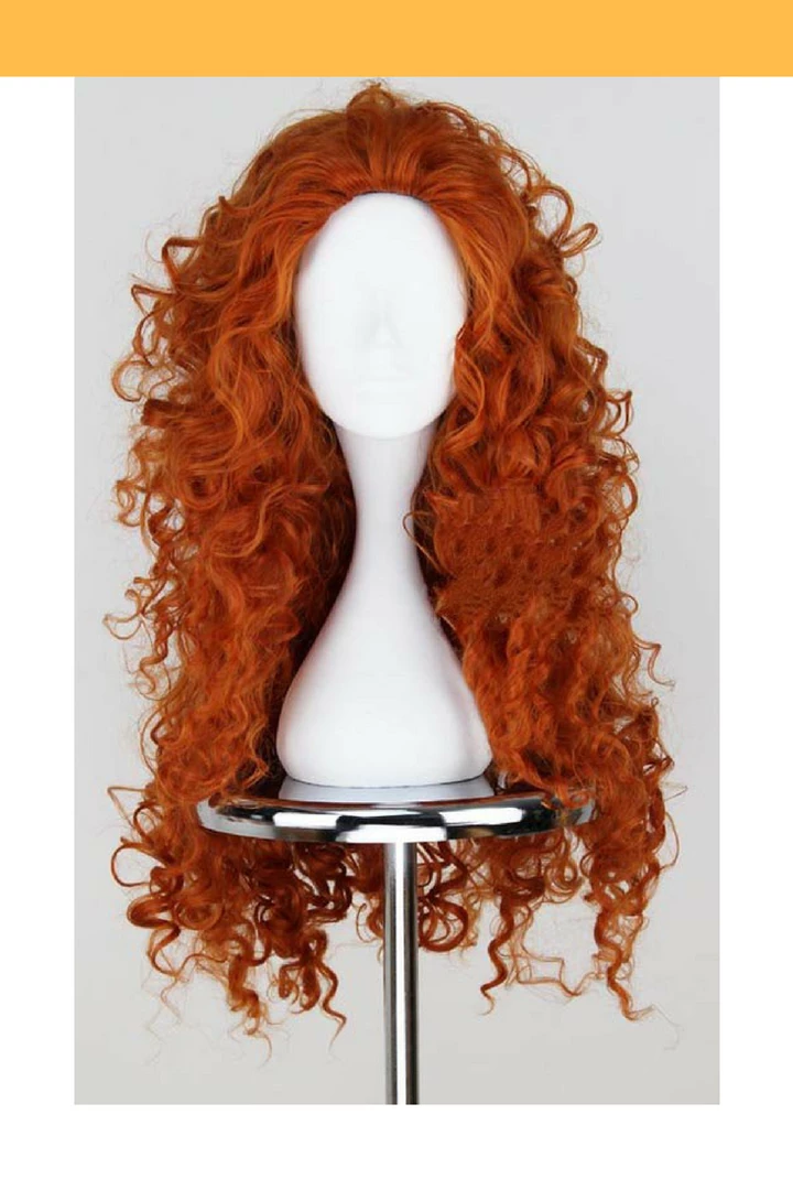Cosrea Brave Merida Bronze Orange Curl Cosplay Wig Cosplay Wigs