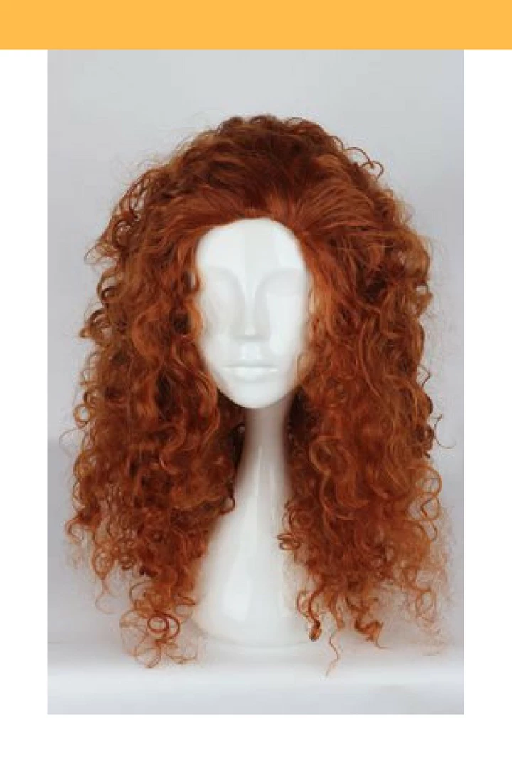 Cosrea Brave Merida Dark Curl Cosplay Wig