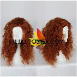 Cosrea Brave Merida Dark Curl Cosplay Wig