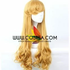 Cosrea Sleeping Beauty Aurora Curl Cosplay Wig