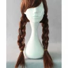 Cosrea Cosplay Wigs Frozen Anna Dark Brown With Highlight Braided Cosplay Wig