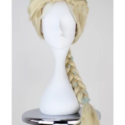 Cosrea Cosplay Wigs Frozen Elsa Champagne Braided Cosplay Wig