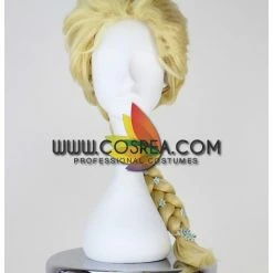 Cosrea Frozen Elsa Light Blonde Braided Cosplay Wig Cosplay Wigs