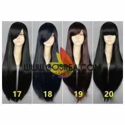 Cosrea Cosplay Wigs Multipurpose 80CM Straight Length Cosplay Wig