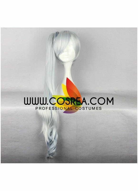 Cosrea RWBY White Weiss Cosplay Wig