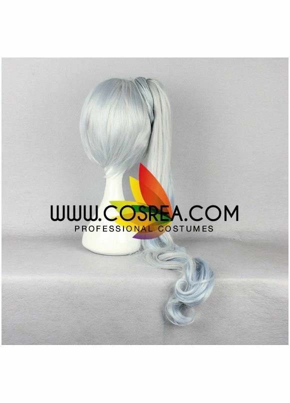 Cosrea RWBY White Weiss Cosplay Wig
