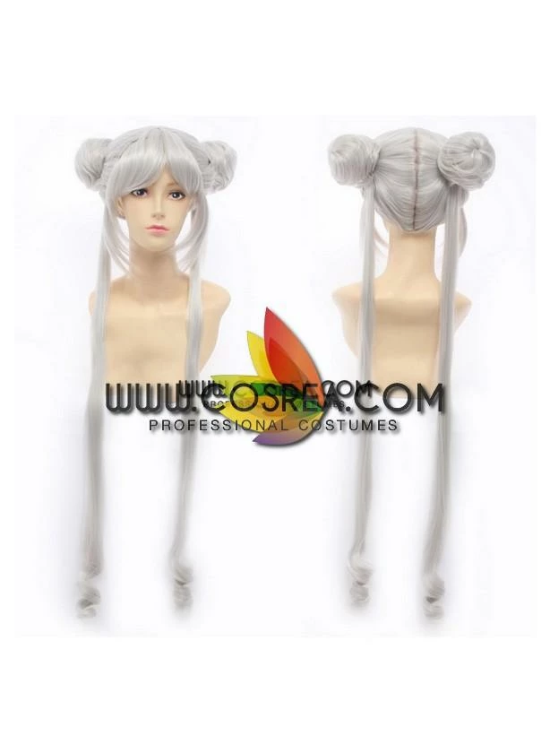 Cosrea Cosplay Wigs Sailormoon Princess Serenity Silver Cosplay Wig