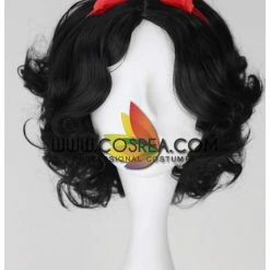 Cosrea Cosplay Wigs Snow White Natural Black Cosplay Wig
