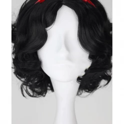 Cosrea Cosplay Wigs Snow White Natural Black Cosplay Wig