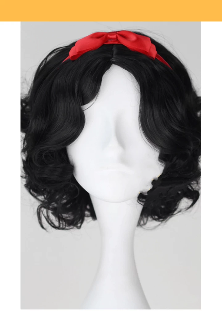Cosrea Cosplay Wigs Snow White Natural Black Cosplay Wig