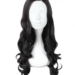 Cosrea Cosplay Wigs Wonder Woman Natural Black Curl Cosplay Wig