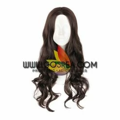 Cosrea Wonder Woman Natural Dark Brown Curl Cosplay Wig
